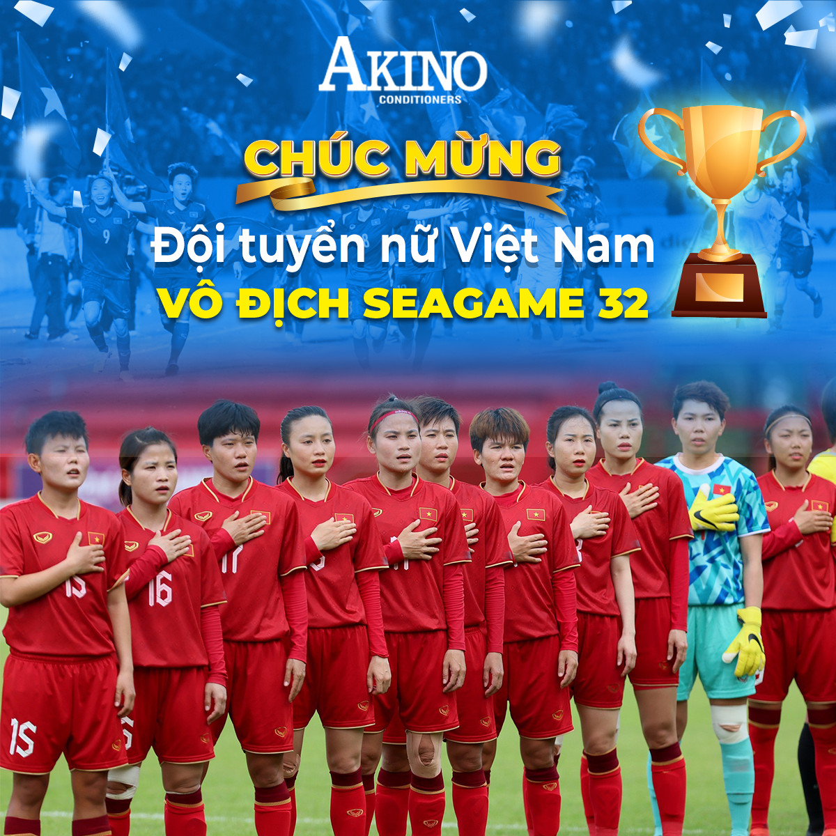 Đội tuyển nữ Việt Nam vô địch SEAGAME 32
